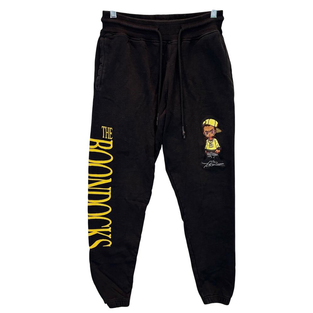 The Boondocks Mens Pants Small Black Sweatpants Huey Riley Freeman Joggers
